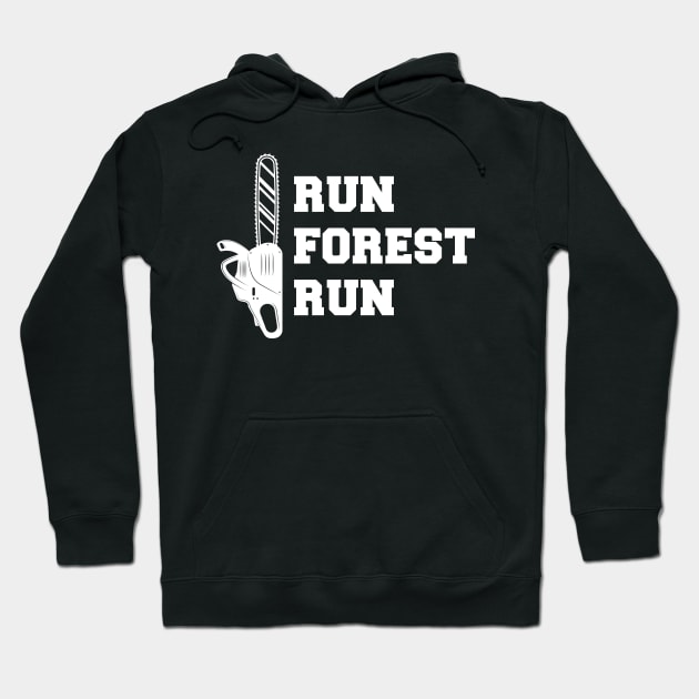 Lumberjack - Run Forest Run w Hoodie by KC Happy Shop